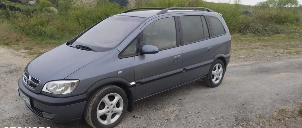 Opel Zafira cena 6999 przebieg: 241473, rok produkcji 2004 z Barcin małe 326